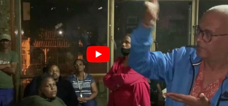 Fire at Cissie Gool House