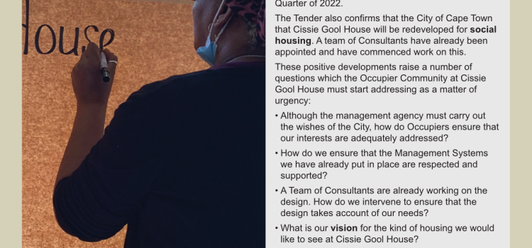 Why Co-design at Cissie Gool House