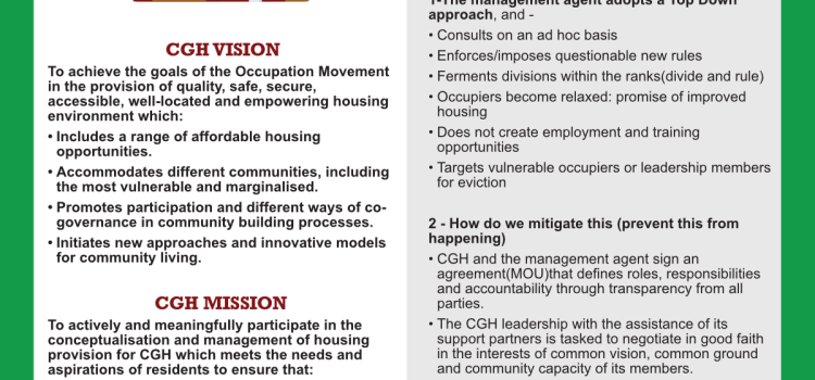 Visioning 2: Vision and a Mission for CGH